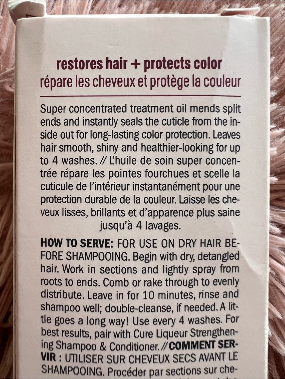 NIB Drybar Cure Liqueur Restorative Pre-Shampoo Treatment Oil - Picture 5 of 5
